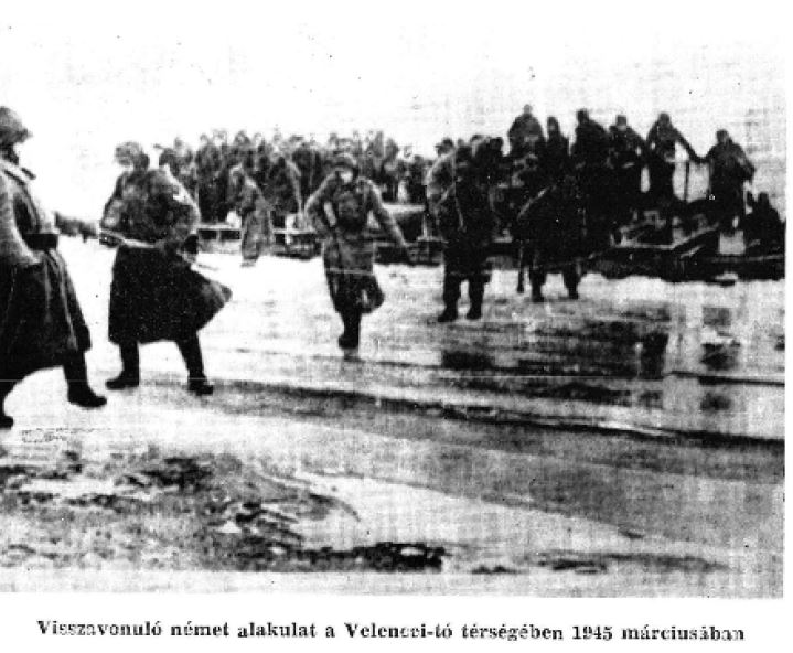 visszavonuló német alakulat a Velencei tó térségében FMTÉ IV