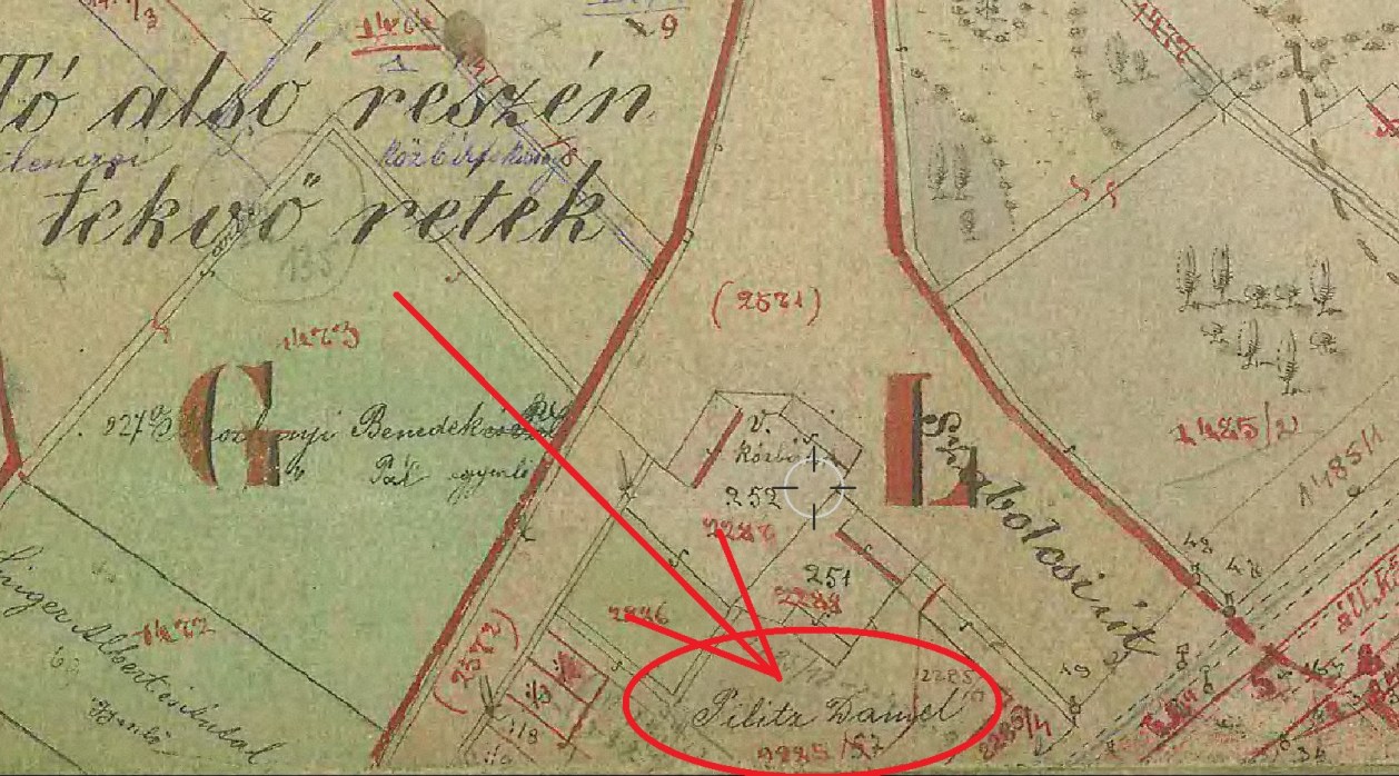 1884 kat terkep Pilitz