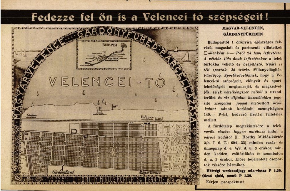 1932 Szinh elet hirdetes