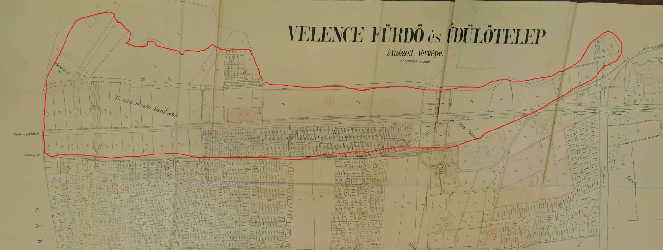 Velence dél 1936 nagyon kicsi