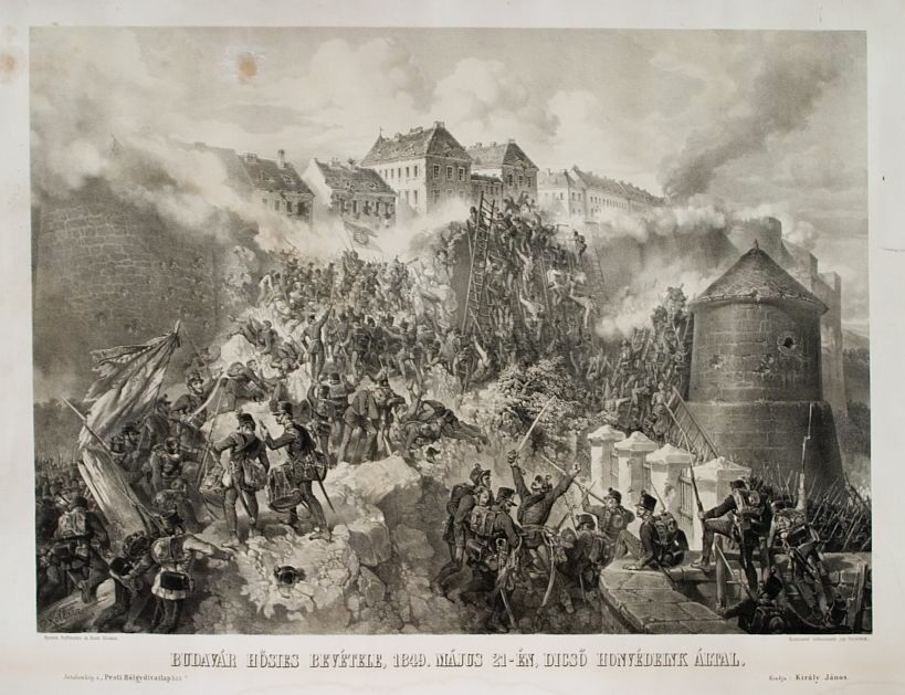 Franz Kollarž_Siege_of_Buda_(1849)