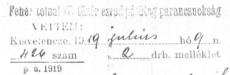 1919 pecsét