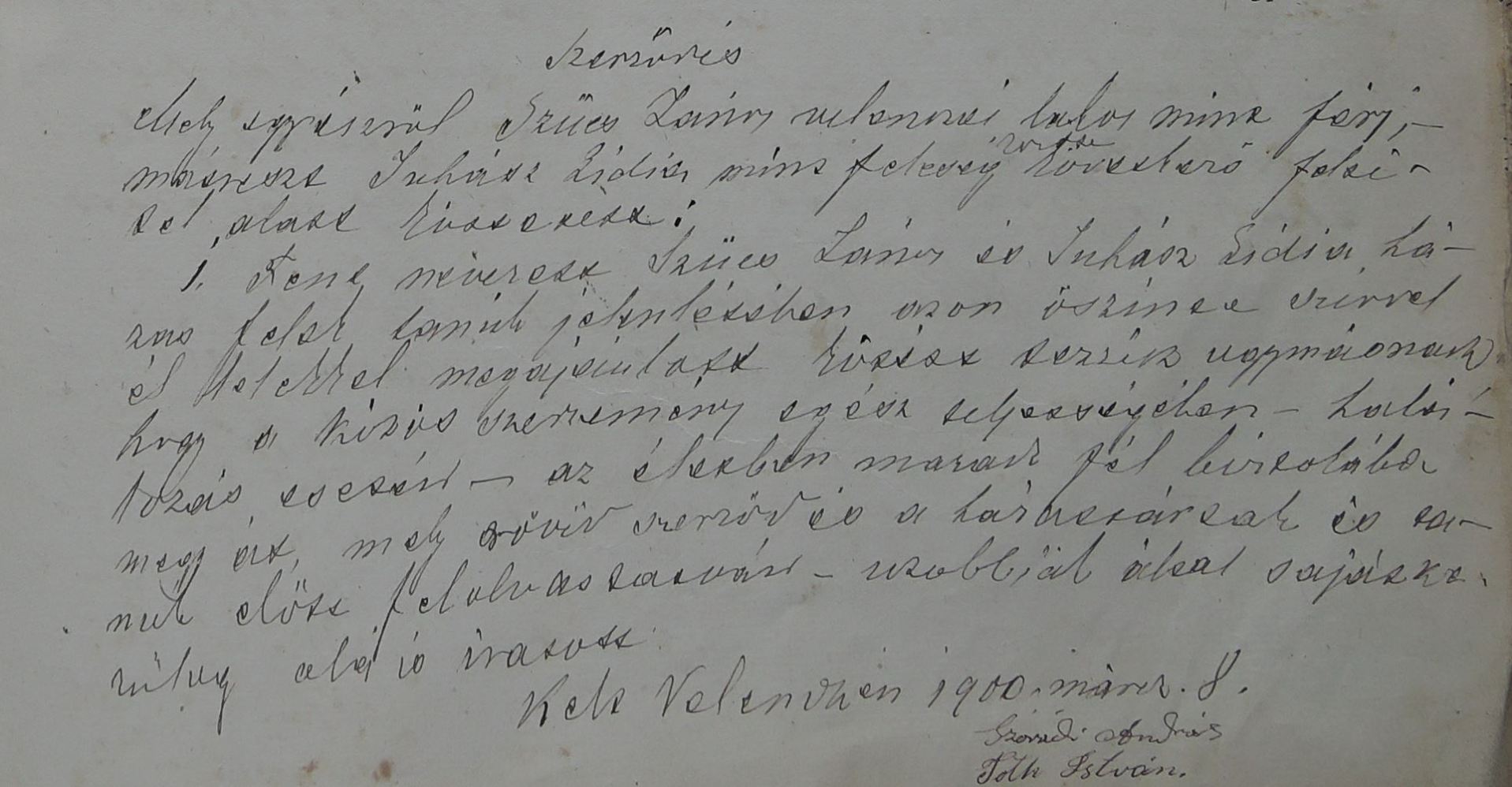 Házassági szerződés ref